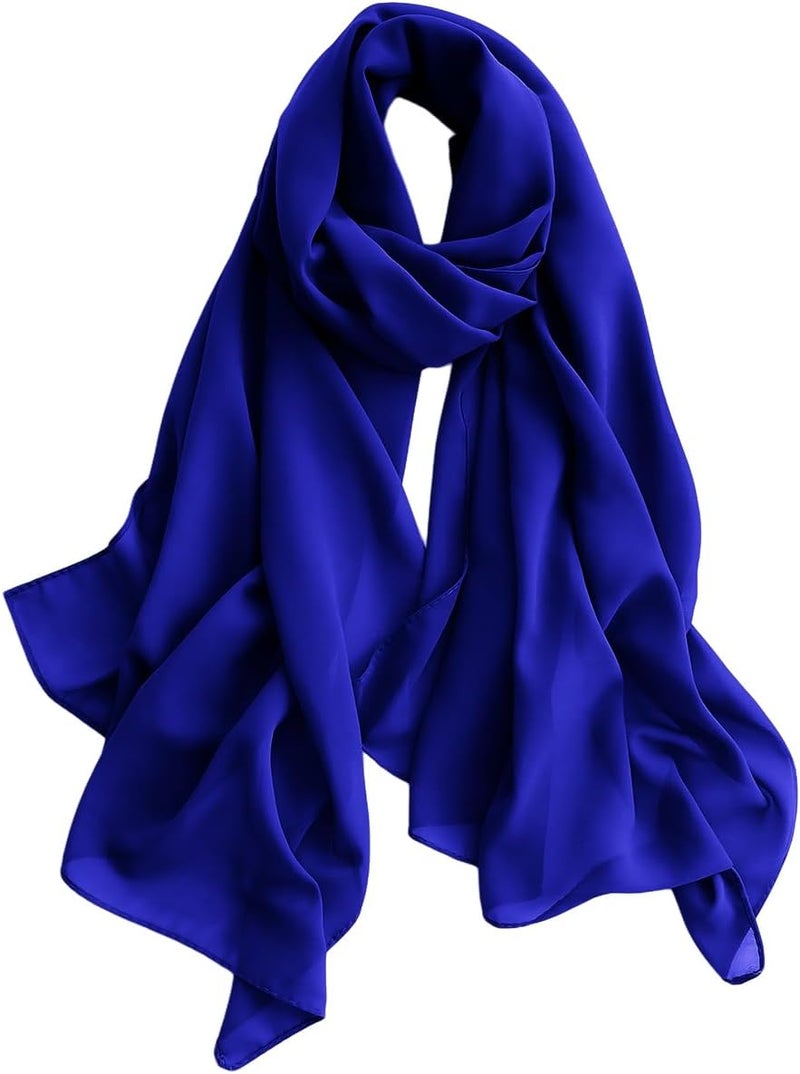 Harewom Chiffon Hijab for Women Sheer Shawl and Wraps for Wedding Bridal Scarves Summer Lightweight Sun-proof Scarf - Image 1